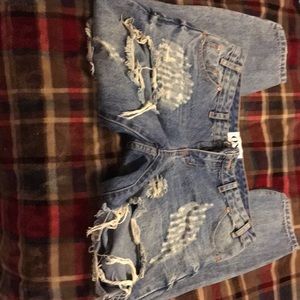One Teaspoon Trashed Free Birds Jeans